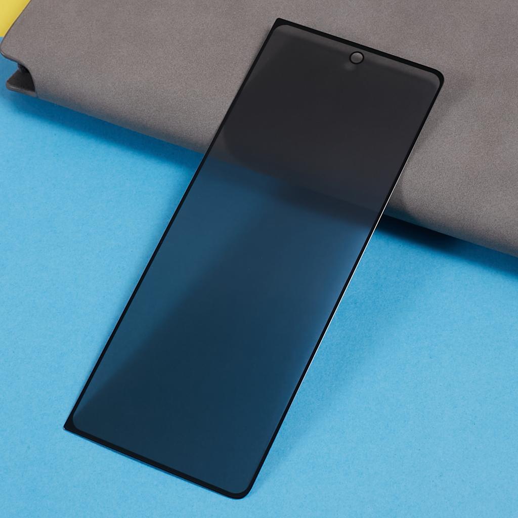 Anti-Peep Screen Protector for Samsung Galaxy Z Fold5 5G,Full Cover Full Glue Silk Printing Tempered Glass Film