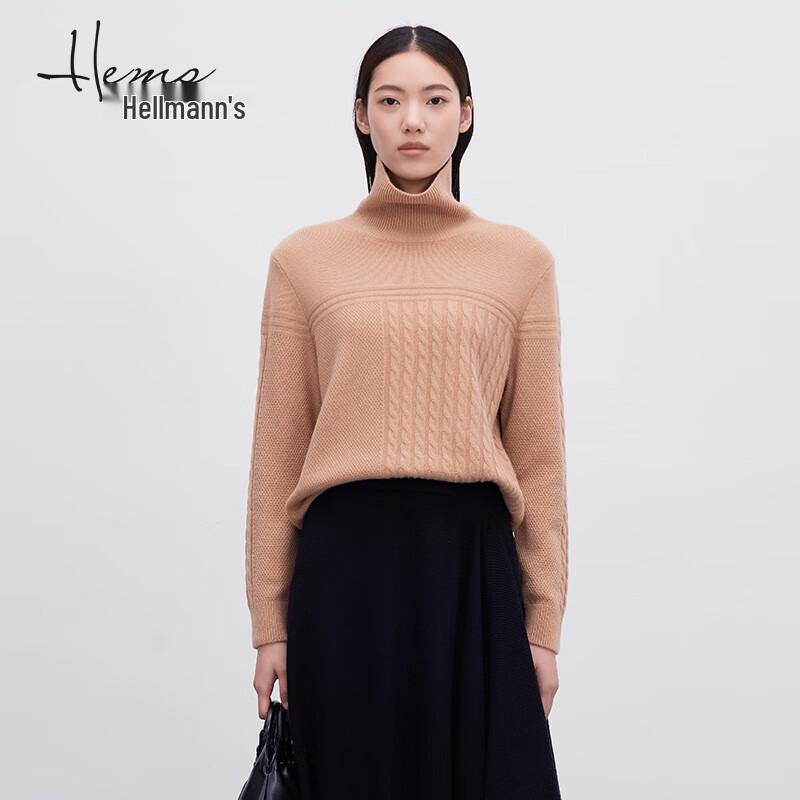 Women's High-Neck Cashmere Long-Sleeve Sweater
