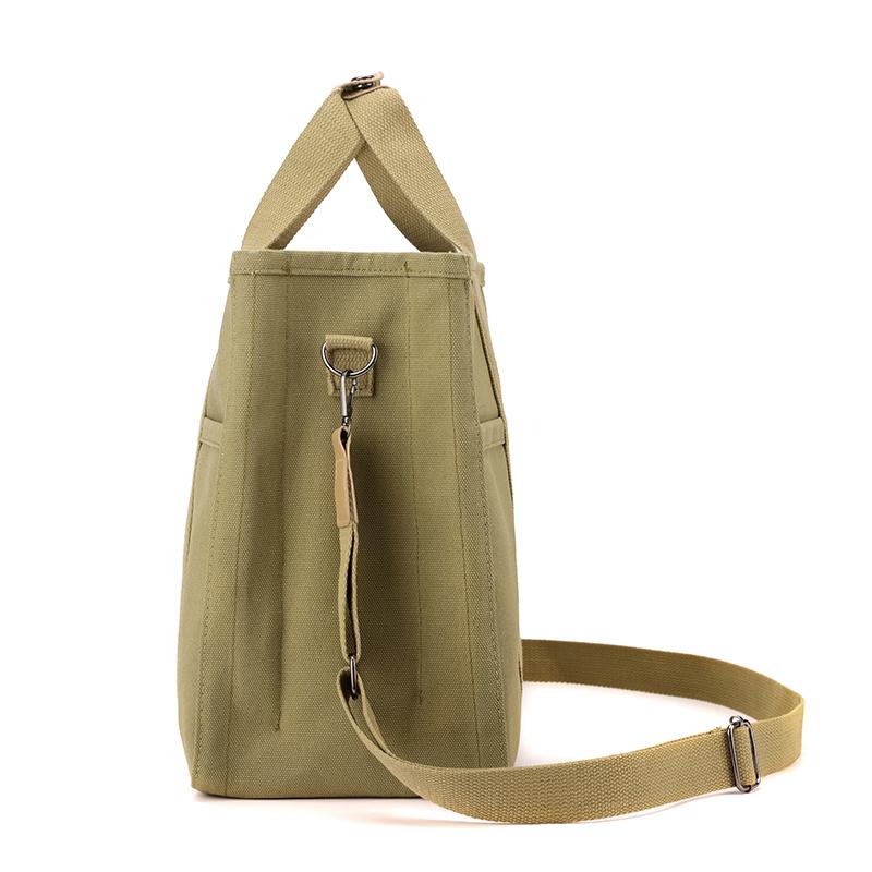 Простая холщовая сумка-тоут для женщин, однотонная сумка через плечо, сумка через плечо для студентов, сумка для книг, сумка подмышкой