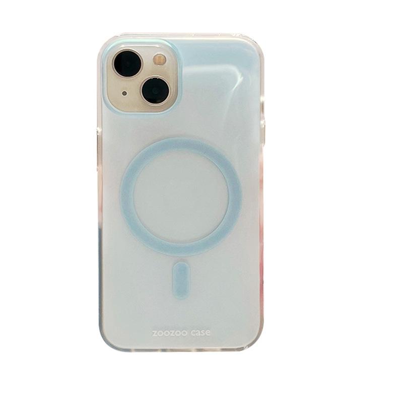 Ins Wind Macaron подходит для Apple 15 чехол для мобильного телефона с магнитной присоской IPhone14 Candy Color 16 Promax Hard Case 13