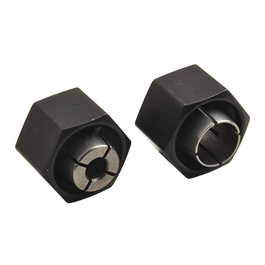 DW6214 Nut Router Accessory 1 2 Inch Chuck 1 4 Inch Chuck Metal Material Replacement For Bosch 2610906283 For DW616M