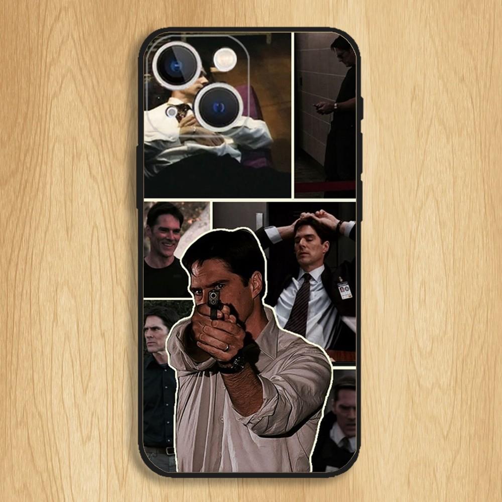 Чехол для телефона TV C-Criminal M-Minds для iPhone 15, 14, 13, 12, 11, Pro, Max, Plus, Mini, X, XS, XR, 8, 7, 6, S, Plus, SE Мягкий черный чехол