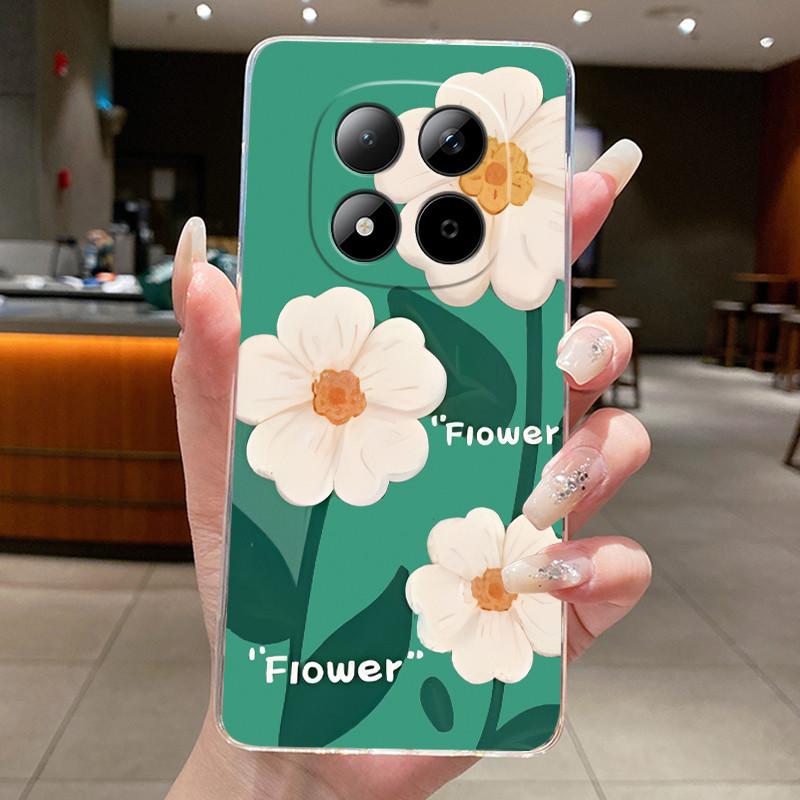 Для Xiaomi Redmi Note 15 Pro Plus Чехол Роскошный Цветочный Чехол Мягкий ТПУ Чехол для Телефона Для Redmi Note 15 Note15 Pro + 5G Чехлы Бампер