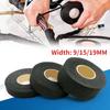 Heat-resistant Adhesive Cloth Fabric Tape For Car Auto Cable Harness Wiring Loom Protection Width 9/15/19MM Length 15M