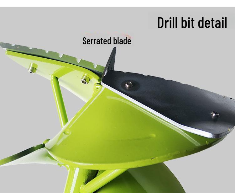 Электрический ледобур с удлинителем лезвия для подледной рыбалки