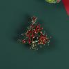 Christmas Tree Brooch New Trendy Retro High-end Women's Suit Sweater Corsage Exquisite Christmas Pin Accessories