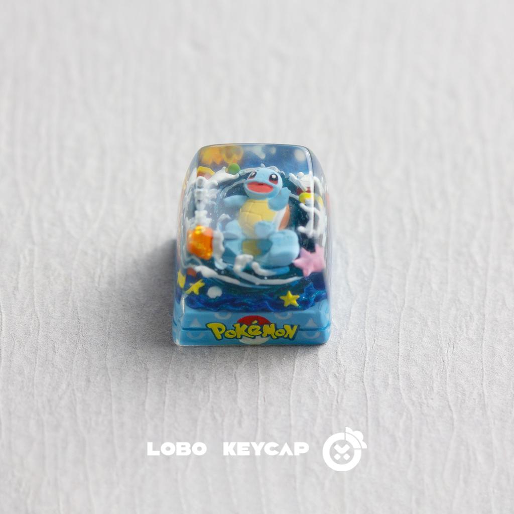 PokMon Gengar Snorlax  Keycap Anime Peripheral Mechanical Keycaps Single Cute Resin Dropping Glue  Keycap
