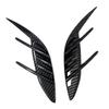 Rear Bumper Side Ventilation Grille For KIA Stinger 2017-2025 Carbon Fiber Look Gloss Black Automobile Styling Accessories