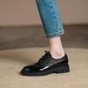 2024 г., туфли на шнуровке, женские туфли на платформе, повседневная обувь разных цветов на весну и осень, женская обувь из натуральной кожи, женская обувь