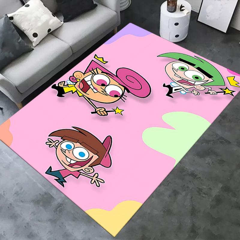 The Fairly OddParents Charming Chair Mat: Magical Home Decor, Office Must-Have, Perfect Gift for Any Room!.1225a