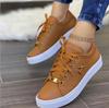 Women's Sneakers Shoes Woman Spring Summer  for Girls Women Sneakers Flat Breathable PU Leather Platform Shoes Footwears
