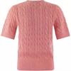 Polo Ralph Lauren однотонная рубашка-поло с вышитым узором пони, женские топы, розовые 211906814-004