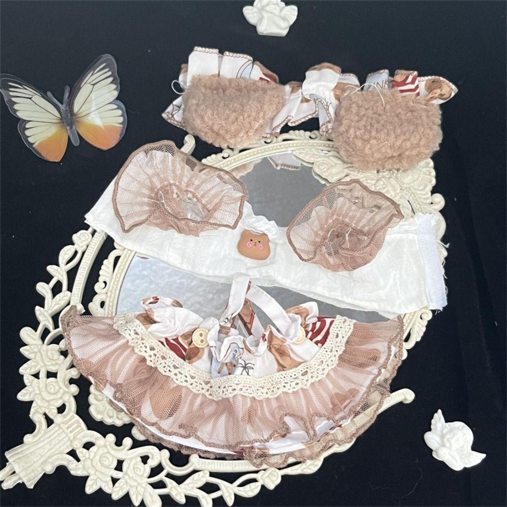 Princess Dress Stuffed Doll Plush Suit Toy Accessories Doll Lolita Dress  Children Gift