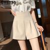 Summer Women's Suit Shorts High Waist Slim Fashion Shorts Loose Wide Leg Shorts Casual Shorts Suit Shorts