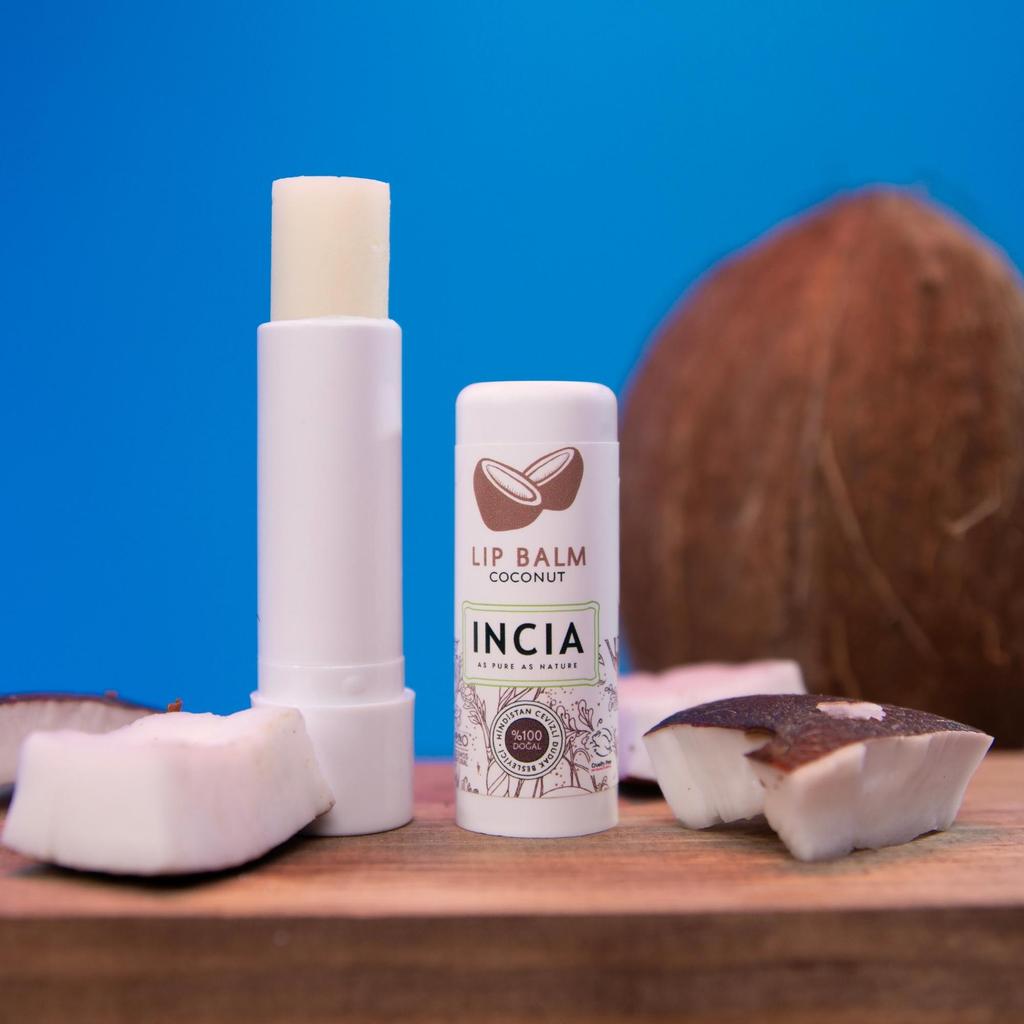 INCIA %100 Натуральный - Бальзам для губ - Кокос 6г