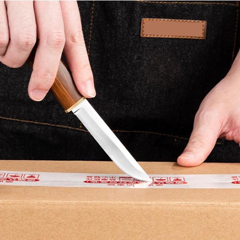 Кухонный нож с двойным лезвием, 2 шт./компл., мини-нож из нержавеющей стали, легкий пластиковый нож с ручкой