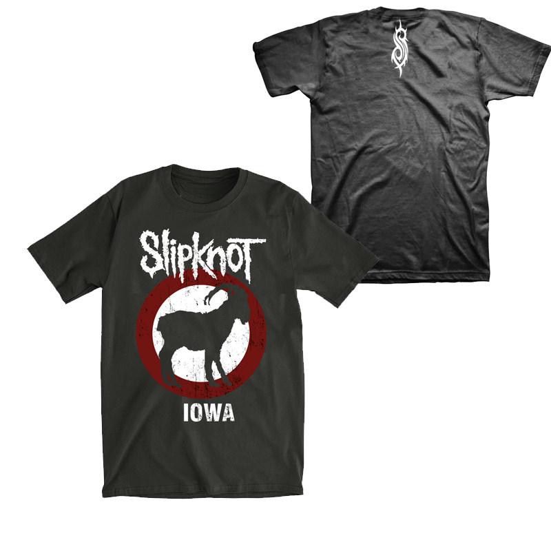 Demon Goat Slipknot Band Tshirt Cotton Graphic Tee Unisex Women Summer Streetwear Top
