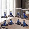 3x Прозрачный черный базовый дисплейный кейс-коробка для одиночных минифигурок, штабелируемый 1,9" * 2,9"