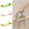 Wall Mounted Shoe Drying Hanger Punch Free Bathroom Slipper Hook  Bathroom Supplies