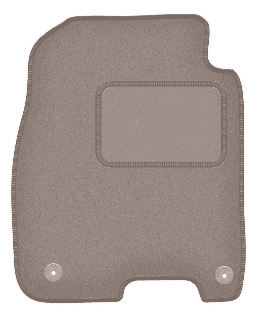 Beige driver's mat for: Dodge RAM DS DJ 1500 pickup (2012-2020)