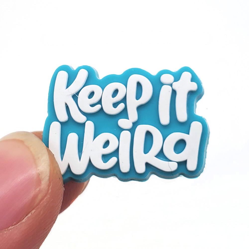 Серия фраз с буквами Мультяшные украшения для обуви-сабо: Милые ПВХ цветы и пряжки