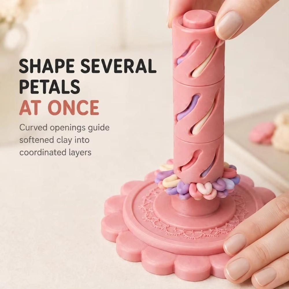 Handmade Modular Clay Bloom Maker 9 Shaping Sleeves Clay Bloom Shaping Sleeves Party Craft