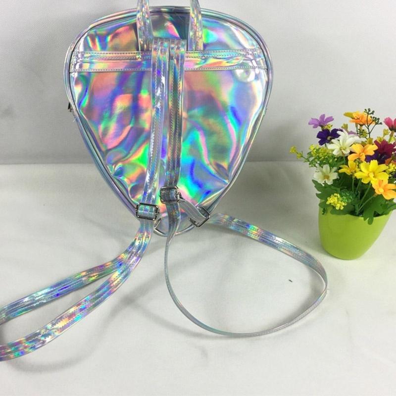 Треугольная 3D Голова Инопланетянина ЕТ Лицо Дизайн Сумка-мессенджер Сумка через плечо Лазерный Рюкзак