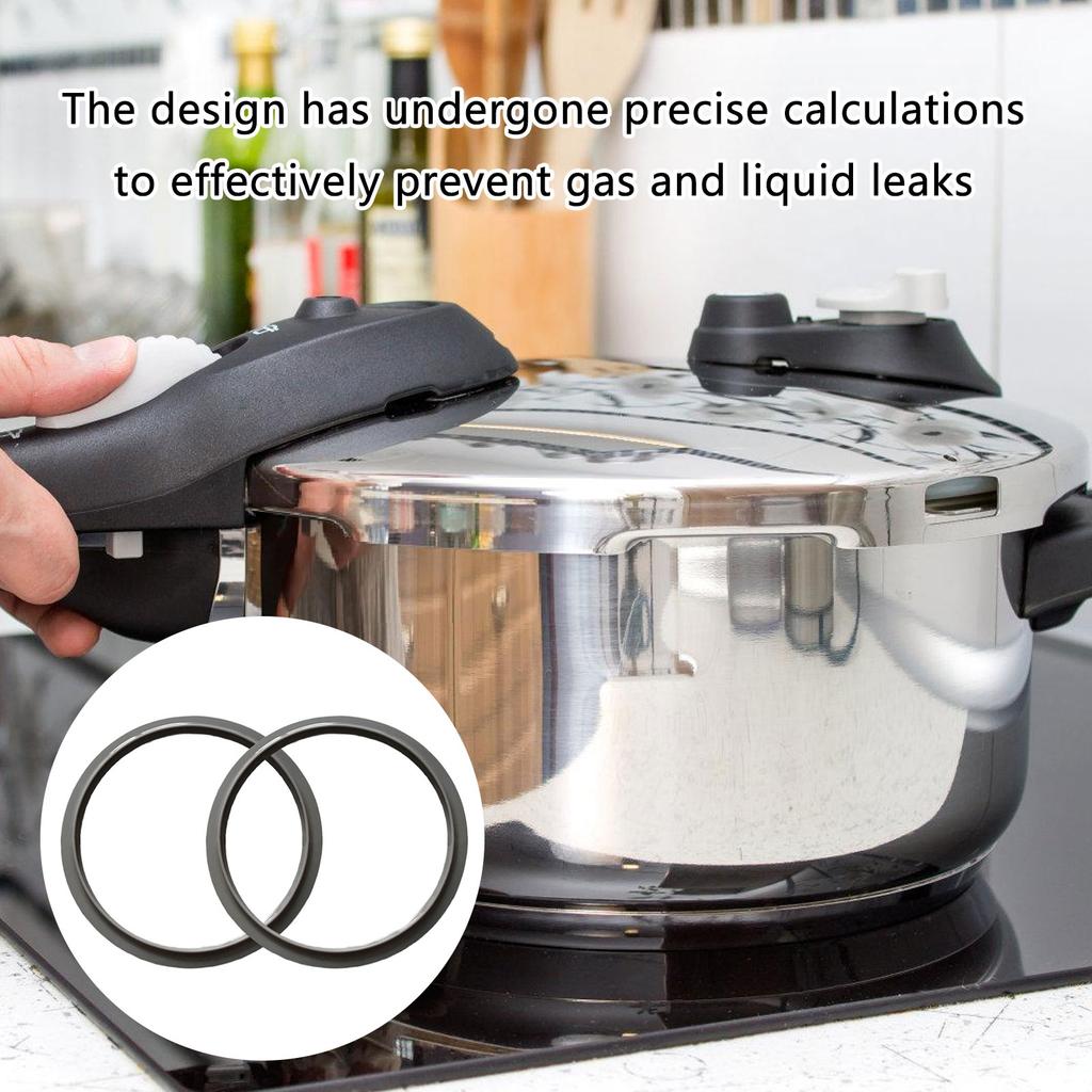 2 шт. Высокотемпературные силиконовые уплотнительные кольца для скороварки для повышения эффективности и безопасности приготовления