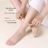 Women's Ultra-Thin Anti-Snag Crystal Stockings with Non-Slip Dots - Breathable, Lightweight, Flesh Color, Mid-Calf