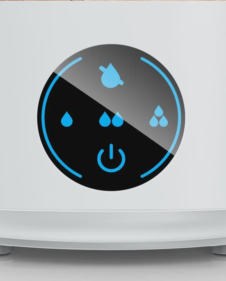 4 л Увлажнитель воздуха большой емкости со светодиодной подсветкой, интеллектуальным контролем влажности и ароматерапией