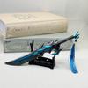 21cm The Unbreakable Will Anetheron WOW Game Peripherals Metal Sword WeaponsModel Home Ornament 1:6 Doll Equipment Craft Toy Boy