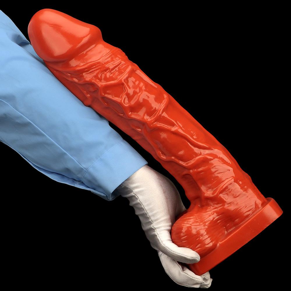38*7cm Extra Long Realistic Dildo Anal Plug Expander Adult Sex Toy for Men and Women Big Dick Strap On Cock