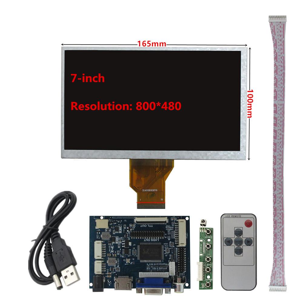 6,5/7/8/9/10,1-дюймовый ЖК-экран TFT IPS DIY Монитор Плата управления драйвером HDMI VGA AV Raspberry Pi Портативный компьютер Дополнительный экран