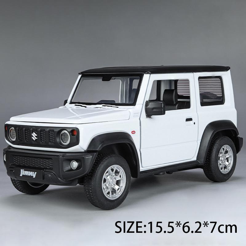New 1:24 Simulation Alloy Car Model Die-cast Metal Off-road Vehicle Car Model Sound and Light Simulation Collection Ornaments Children's Toys Gift