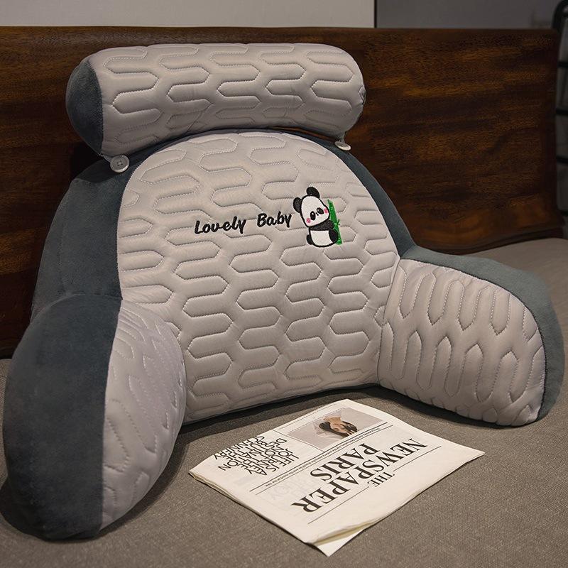 Универсальная подушка-спинка на четыре сезона, подушки для защиты поясницы, диванная подушка, удобные поясничные маты, подушка для чтения в кровати, домашнее украшение, 1 шт.
