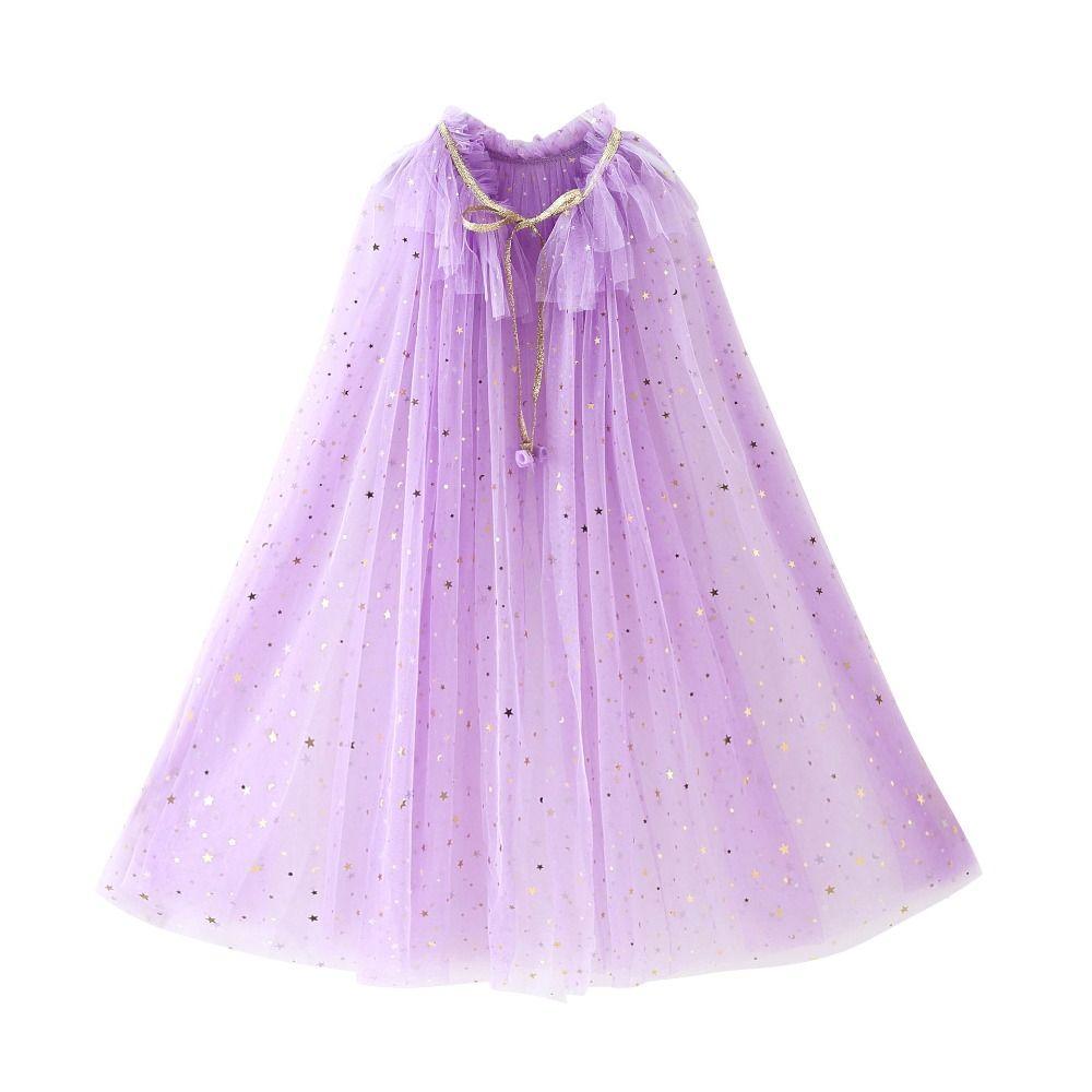 Sweet Girls Princess Cape Cute Girl Tulle Cloak New Children Costume Cloak