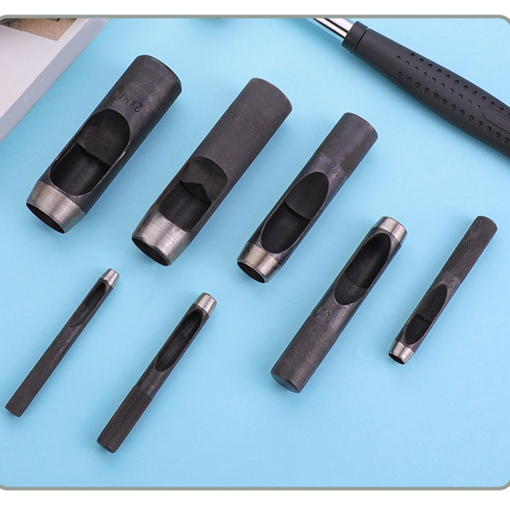 Professional Leather Hole Puncher Tool Hollow Hole Punches Cutter Tool Leather Hole Punches Cutter Leather Working Tool