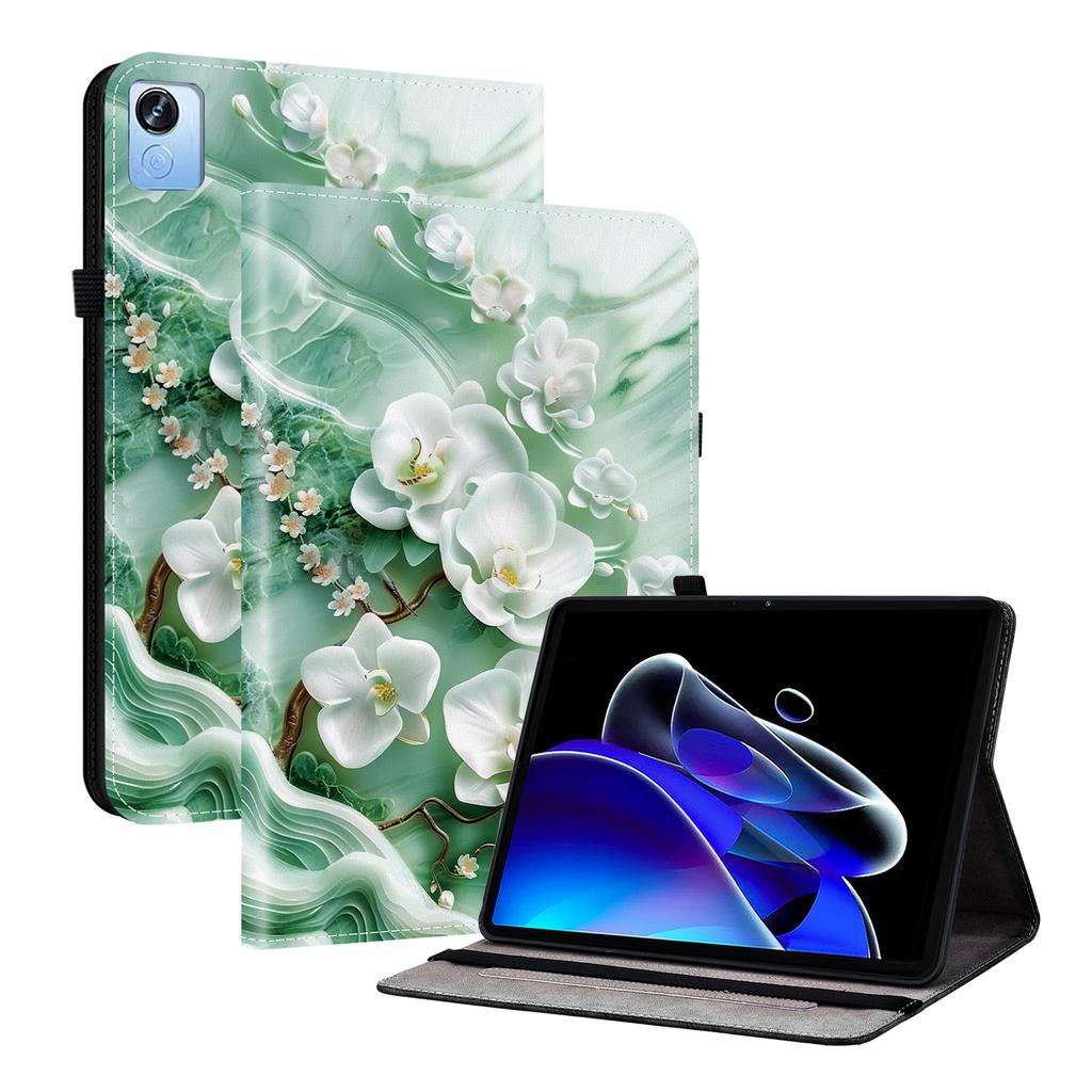 Чехол из искусственной кожи для планшета Realme Pad X-11 стилей! Прочный, с 2 слотами для подставки, держателем для карандашей и слотами для карточек, гибкая задняя крышка из ТПУ