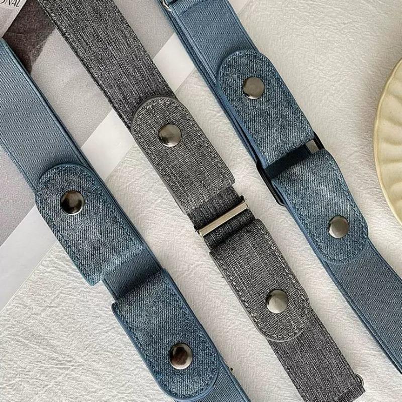 Adjustable Stretch Elastic Waist Band Invisible Belt Buckle-Free Belts Jean Pants Dress No Buckle Easy To Wear Waist Support