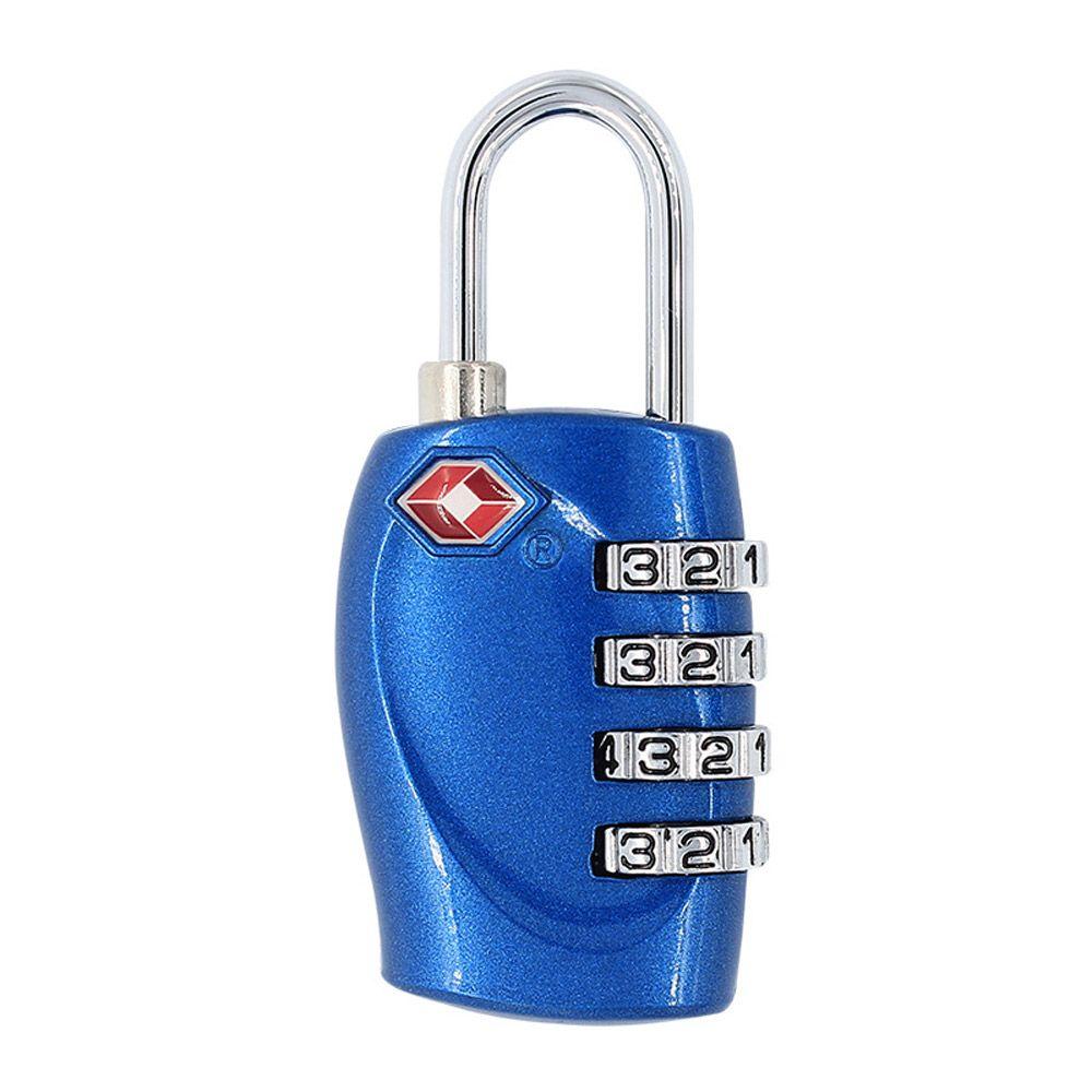 Luggage Anti-Thef 4 Digit Password Lock TSA Customs Code Lock Padlock Smart Combination Lock