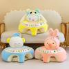 Summer Ice Silk Cartoon Plush Sofa Infant Anti-Rollover Learning Seat Sofa Children'S Early Education Puzzle