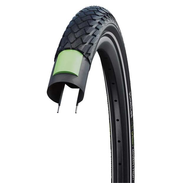 Жесткая городская шина Schwalbe Marathon Performance Greenguard SnakeSkin Addix Eco 27,5´´ x 1,65