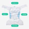 Adult Incontinence Briefs With Front Hook-and-Loop Fleece-Lined PUL Waterproof Washable Reusable Diaper Elderly