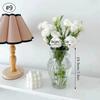 Clear Glass Vase Large Modern Flower Vase Hydroponic Plant Vases for Wedding Centerpieces Dining Table Living Room Decorations