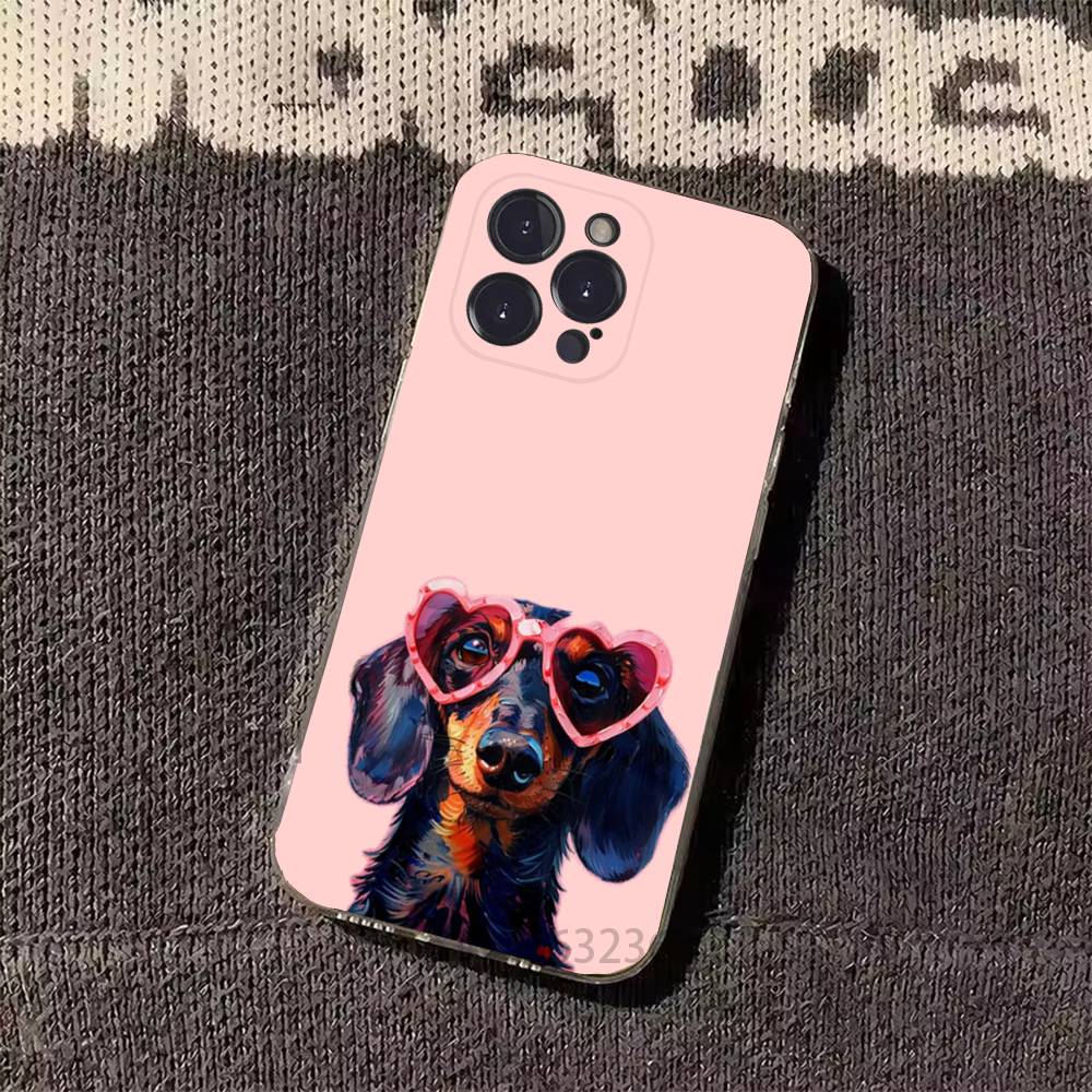 Чехол для телефона с собакой Цзу для iPhone17 16 15 14 13 12 11 Pro Xs Max Mini Plus Противоскользящий Ударопрочный Жесткий