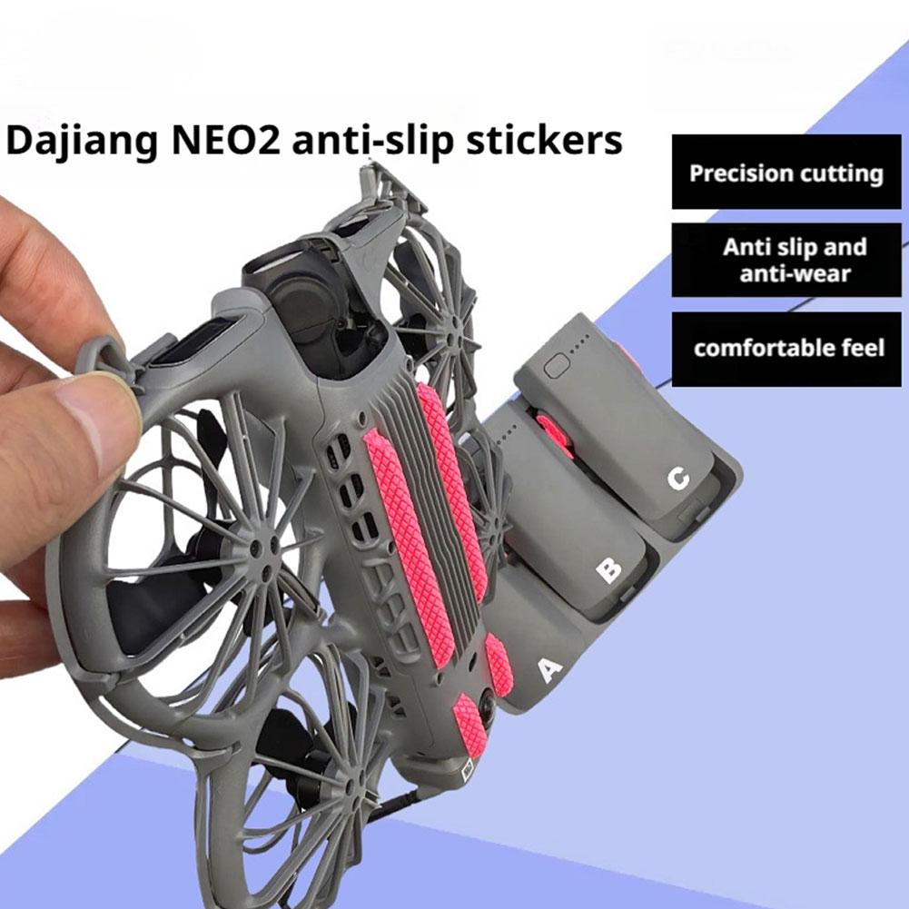 Для дрона DJI NEO 2 Противоскользящие Защитные от царапин Наклейки на ножки Нумерованные наклейки на аккумулятор Для Neo2 Износостойкая Цветная Защитная накладка