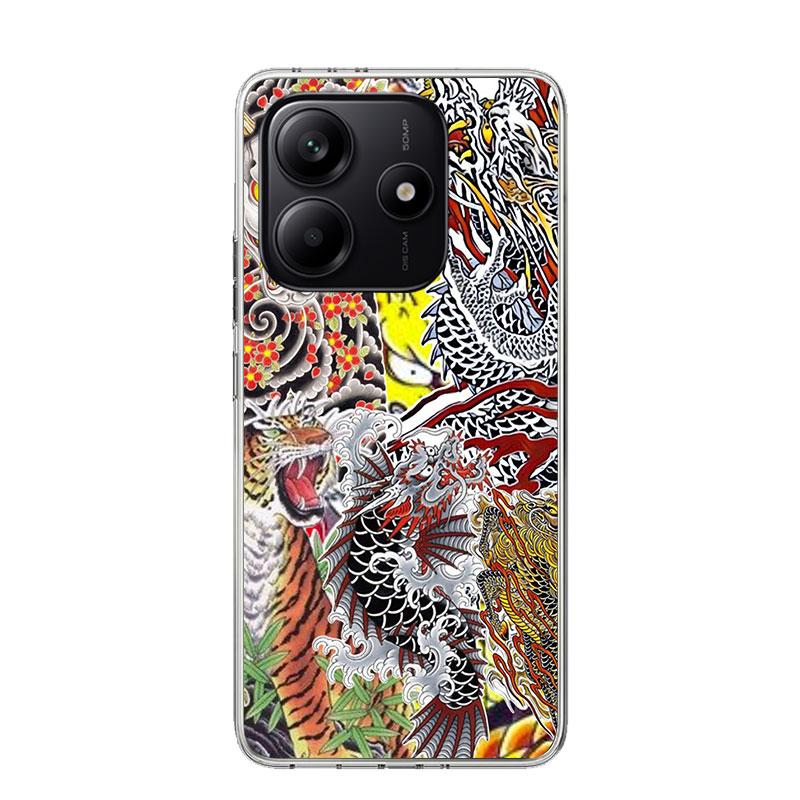 Yakuza 0 Game Phone Case For Xiaomi Redmi Note 15 14 13 12S 12 Pro Plus 11S 11E 11 11T 10S 10 Art Soft Pattern Cover Redmi Note