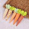 5Pcs Easter Carrot Ornaments Artificial Fabric Carrots Super Soft Wear Resistant Home Fake Carrots Party Decorations