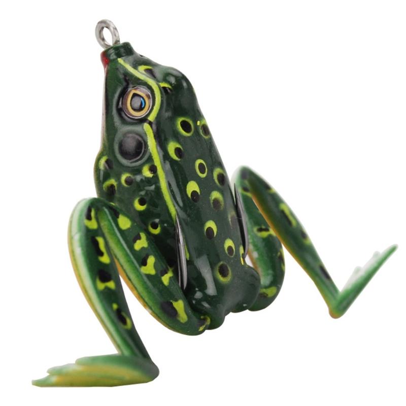 Frogs Crankbait Lures 5cm Topwater Frogs Lures Artificial Fishing Lures with Hook Swimbait for Trout Soft Frogs Baits