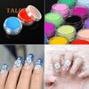 12 разноцветных акриловых насадок для дизайна ногтей, УФ-гель, порошок, пыль, 3D набор украшений «сделай сам», инструмент для красоты